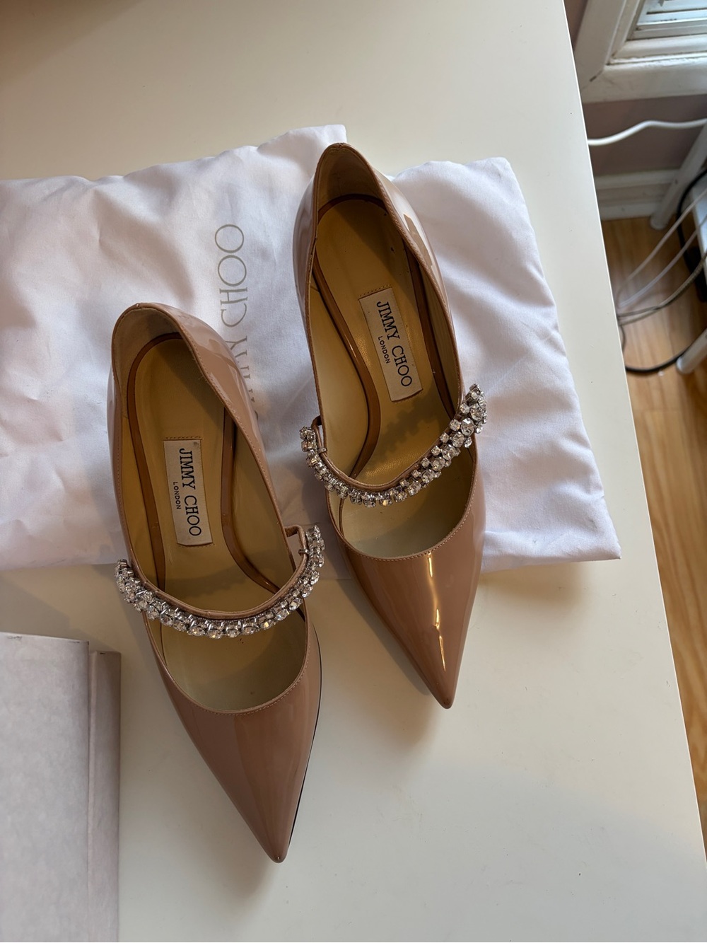 Jimmy Choo Bing Pump 65 in Ballet Pink patent leather - Picture 5 of 15